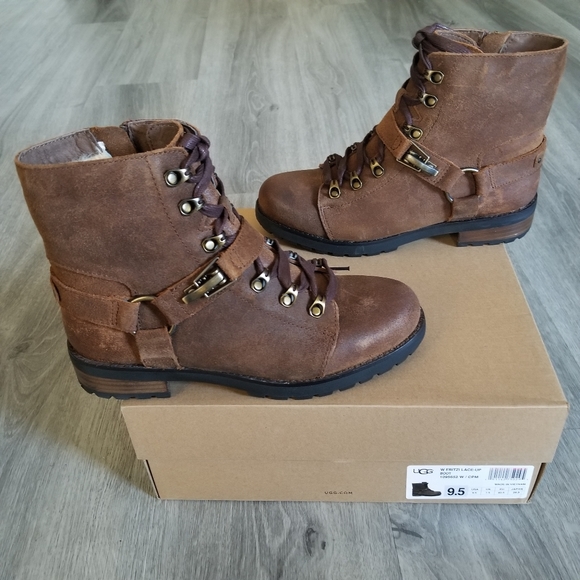 ugg fritzi lace up boot